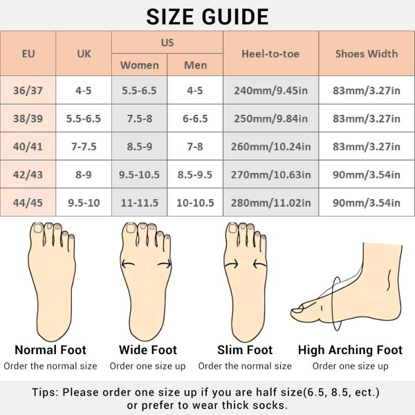 ⁦ARCFEETORY Women Bathroom Slippers Open Toe Shower Shoes Anti-slip Slippers Soft Lightweight Flat Indoor Outdoor Sandals⁩ - الصورة ⁦6⁩