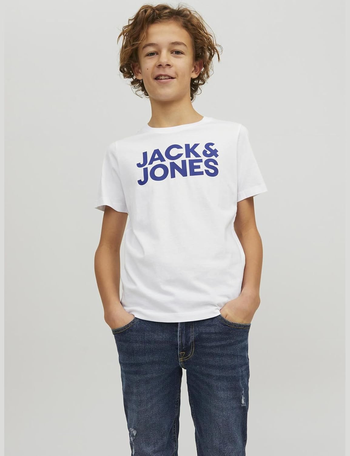 JACK & JONES, Jjecorp Logo Tee Ss Crew Neck 2pk Jnr, Boy's, T-Shirt 3 JACK & JONES, Jjecorp Logo Tee Ss Crew Neck 2pk Jnr, Boy's, T-Shirt - الصورة 3