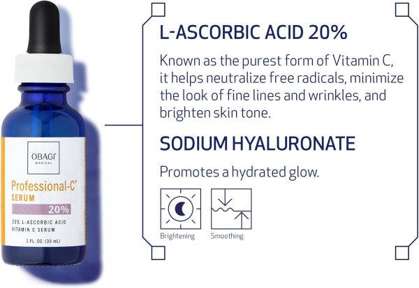 ⁦Obagi Medical Professional-C Serum with 20 Percent L-Ascorbic Acid 12.5 ml⁩ - الصورة ⁦5⁩