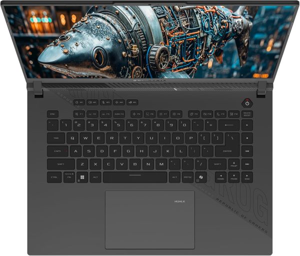 ⁦ASUS ROG Strix G16 Gaming Laptop, AMD Ryzen 9-9955HX, 32 GB DDR5 RAM, 2 TB PCIe SSD, 16" WUXGA (1920x1200) 165Hz Display, Nvidia G-Force RTX 5060, 4-Zone RGB Keyboard, W11 Pro, Eclipse Gray⁩ - الصورة ⁦5⁩