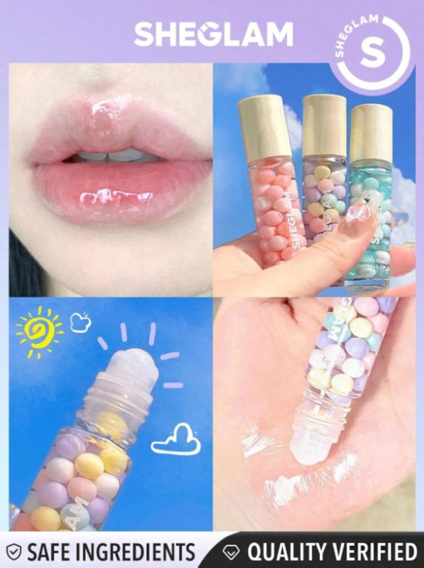 ⁦Sheglam Good Times Roll Ball Lip Oil-Life's a Party⁩ - الصورة ⁦2⁩