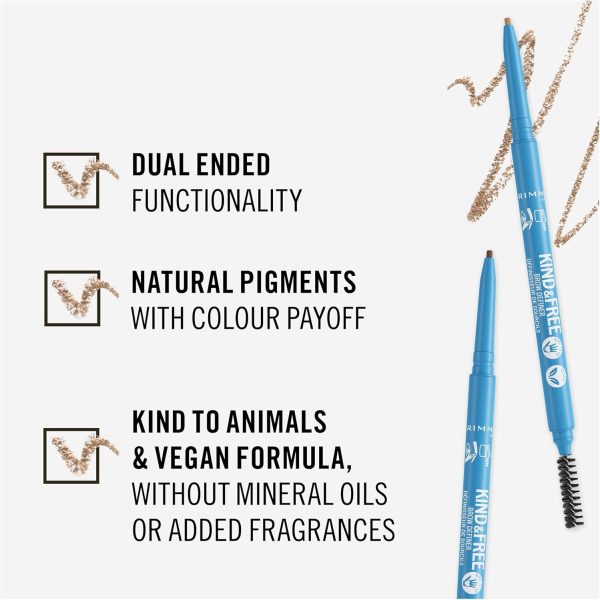 ⁦Rimmel Kind & Free Brow Definer, 006 Espresso⁩ - الصورة ⁦4⁩