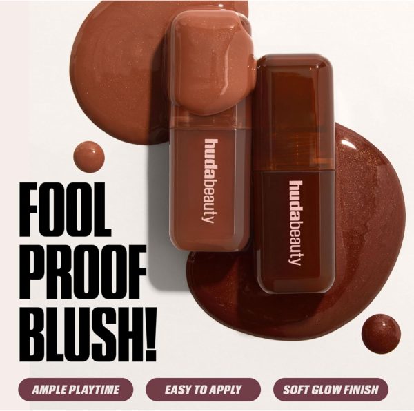 ⁦Huda Beauty Blush Filter Icy Nude Liquid Blush - Coco Loco, 4.5ml⁩ - الصورة ⁦5⁩