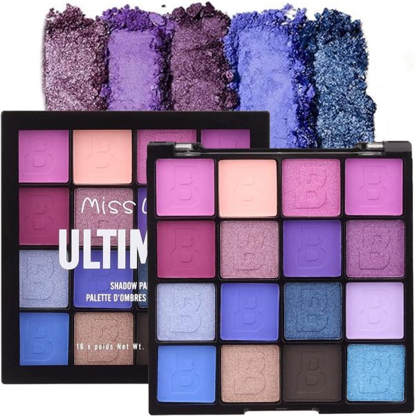 ⁦X spring Eyeshadow Palette, 16 Colors Matte Glitter Eyeshadow, Long Lasting Waterproof Blendable Eye Shadow Palette, Colorful Eye Shadow Pallet Make Up for Women and Girls⁩ - الصورة ⁦7⁩