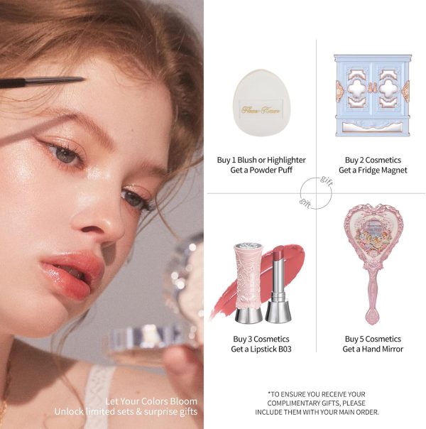 ⁦Flower Knows Strawberry Rococo Cloud Lip Cream Matte Liquid Lipstick-Long Lasting&Highly Pigmented Lip Stain -Velvety Waterproof Lip Makeup for Girls&Women-0.12 Fl Oz,1 Count(S03 Caffe Mocha)⁩ - الصورة ⁦2⁩