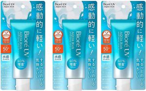 Biore KAO UV Aqua Rich Watery Essence 2019 SPF50+ PA++++ Pack of 3