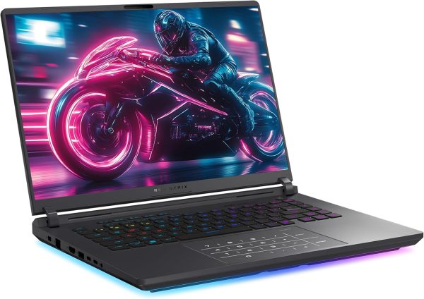 ⁦ASUS ROG Strix G16 Gaming Laptop, Intel Ultra 9-275HX, 32 GB DDR5 RAM, 2 TB PCIe SSD, 16” 2.5K (2560x1600) Display, Nvidia G-Force RTX 5070Ti, RGB Backlit Chiclet Keyboard, W11 Pro, Gray⁩ - الصورة ⁦6⁩
