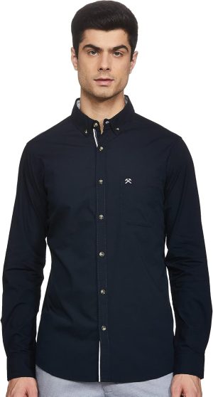HammerSmith Men's Solid Regular Shirt