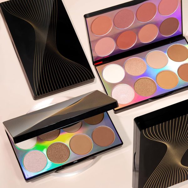 ⁦16 Colors Blush Contour Highlighter Makeup Palette with Brush, Matte Mineral Face Blush Powder for Cheek, Bright Shimmer Illuminator Bronzer Professional Facial Beauty Makeup Blushes Set⁩ - الصورة ⁦6⁩