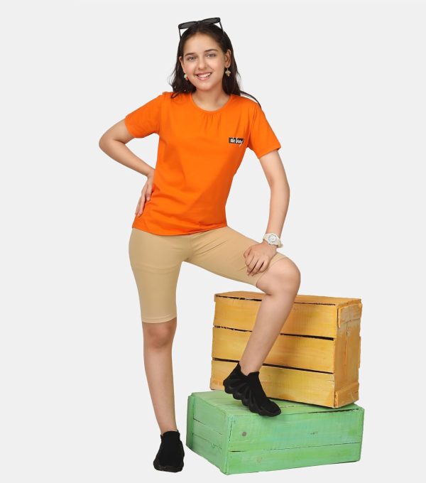 ⁦KYDA KIDS Antibacterial Girl's Cotton Tshirt⁩ - الصورة ⁦5⁩