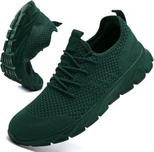 Linenghs Womens Tennis Shoes Running Sneakers Lightweight Breathable Gym Workout Fashion Sport Mesh Slip On Walking Shoes