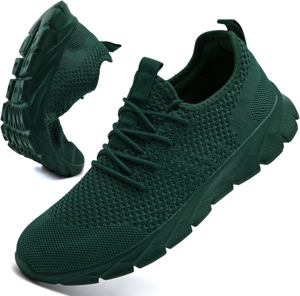 Linenghs Womens Tennis Shoes Running Sneakers Lightweight Breathable Gym Workout Fashion Sport Mesh Slip On Walking Shoes