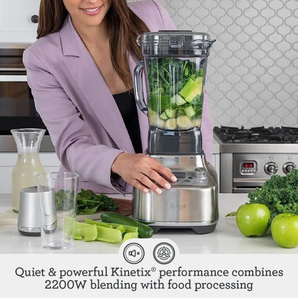 ⁦Sage - The Super Q - 2400w 2L Commercial Grade Quite Blender with 5 One Touch Programs and 12 Speed Settings - KSA Version, 2 Year Manufacturer Warranty⁩ - الصورة ⁦2⁩