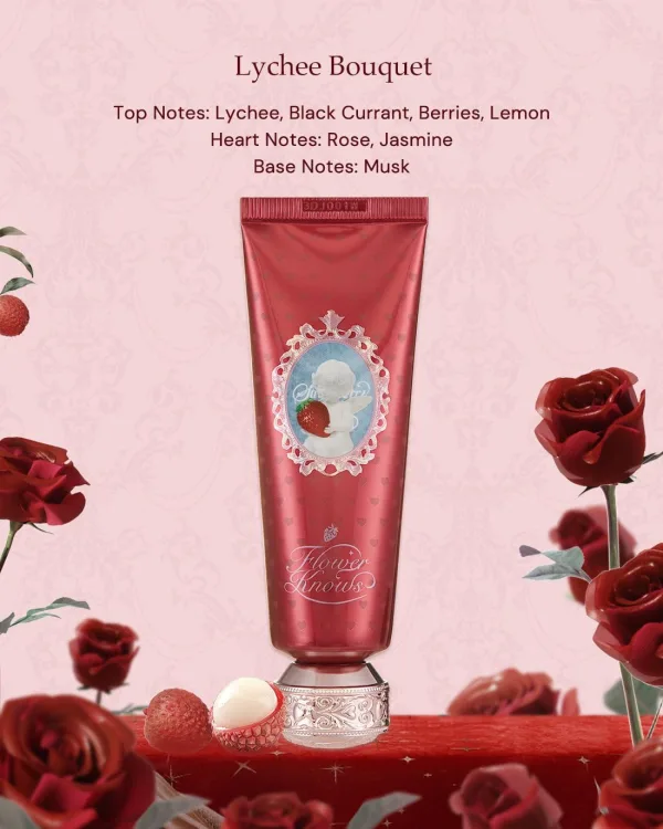 Flower Knows Strawberry Cupid Scented Hand Cream – Intense