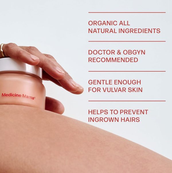 ⁦VMAGIC by Medicine Mama Grooming Polish – All-Natural Exfoliating Sugar Scrub – Preps Skin & Body for Grooming, Helps Prevent Ingrown Hairs – Brazilian Wax & Bikini Shave Aftercare – 4.5 oz⁩ - الصورة ⁦5⁩