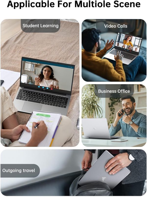 ⁦ACEMAGIC 17.3" Laptop with Quad Core-12th Alder Lake N97 Processor, FHD Display, 16GB RAM 512GB SSD Laptop, Windows 11 Laptops Computer, Webcam, Light&Thin,HDMI, Type-C, USB3.2⁩ - الصورة ⁦6⁩