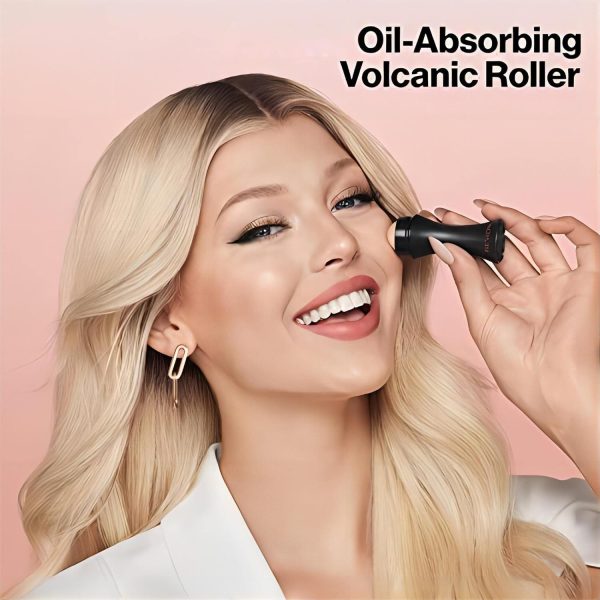 ⁦Volcanic Face Roller, Oil Control On-the-Go, Reusable Facial Skincare Tool, Oily Skin Control, Instant Results Remove Excess Shine Rolling Stone for Face Makeup Oil Absorbing Skin Care Mini Massage⁩ - الصورة ⁦2⁩