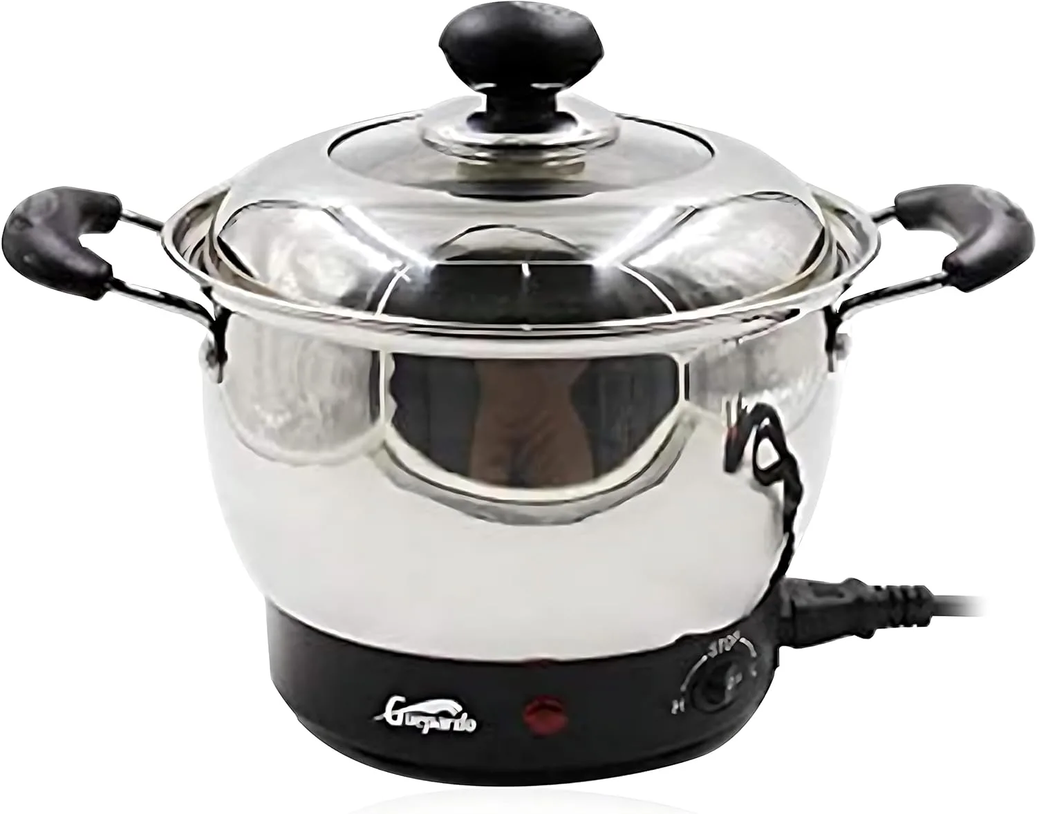 Biki Electric Egg Boiler, 600W, Soft-Steamed Eggs, Vegetables and Dumplings, Stainless Steel Tray, 5-Eggs Capacity, Silver 2 Year Warranty | قدر كهربائي لطهي البيض من الاستانلس بقوة 600 واط