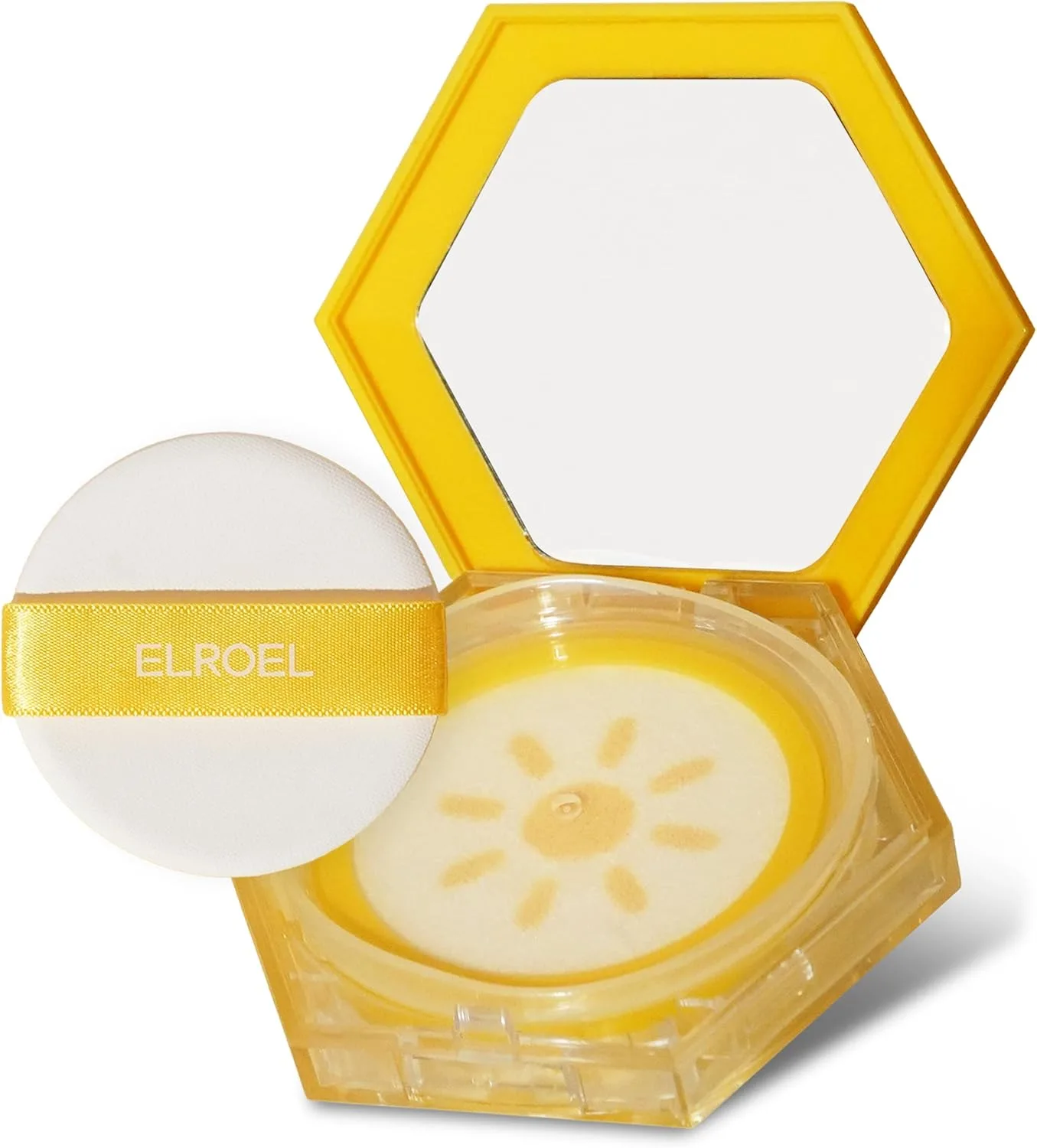 ELROEL Pang Pang Sun Cushion Plus - Korean Hypoallergenic & Lightweight Sunscreen with Puff Sponge - Broad Spectrum SPF50+ PA++++ (0.53 oz)