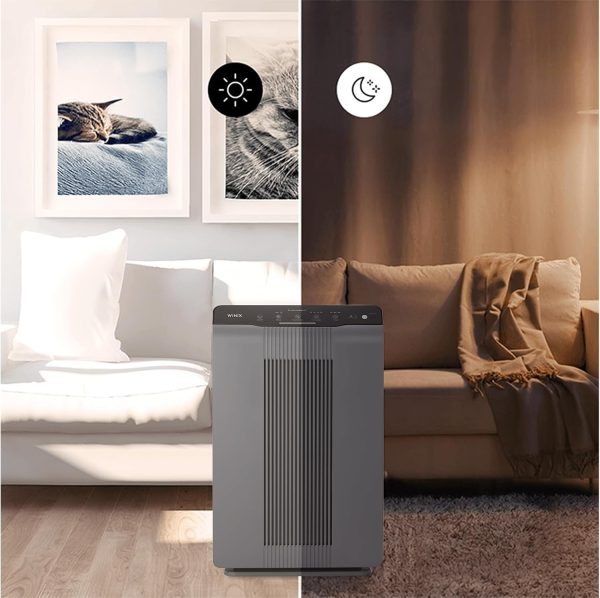 ⁦Winix 5300-2 Air Purifier for Allergy Sufferers with H13 HEPA Air Filter for Allergies, Dust, Pollen, Pet Hair, Air Quality Feedback and Car Mode, Air Purifier CADR 390 m³/h for 99 ㎡⁩ - الصورة ⁦10⁩