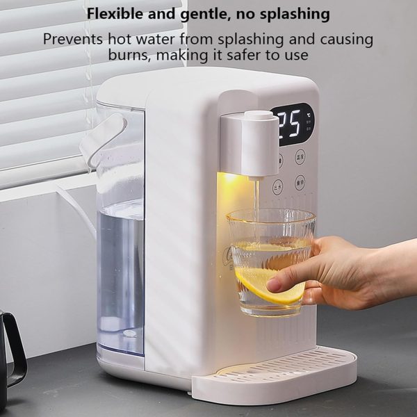 ⁦3 L Countertop Instant Hot Water Dispenser 3-Sec quick heating direct drinking machine small water purifier Adjustable Temperature，Portable Automatic Hot Water Home Office Dorm (White)⁩ - الصورة ⁦2⁩
