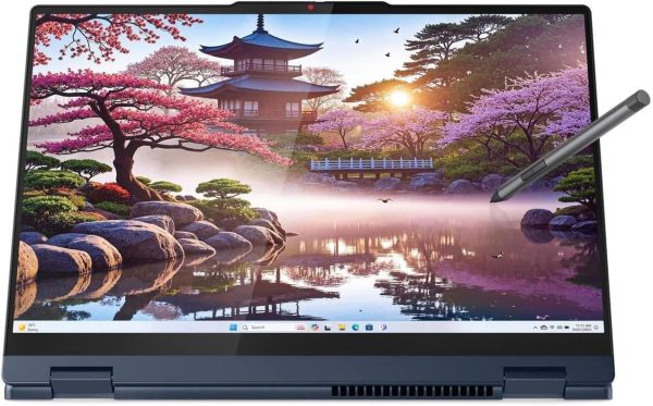 ⁦Lenovo IdeaPad 5 2-in-1 with AMD Ryzen AI 7 350 Processor, 16” WUXGA IPS Touchscreen Display, Wi-Fi 7, 16GB LPDDR5X Memory, 512GB SSD, FHD/IR Hybrid Camera, Digital Pen, Backlit KYB, and Win 11 Home⁩ - الصورة ⁦2⁩