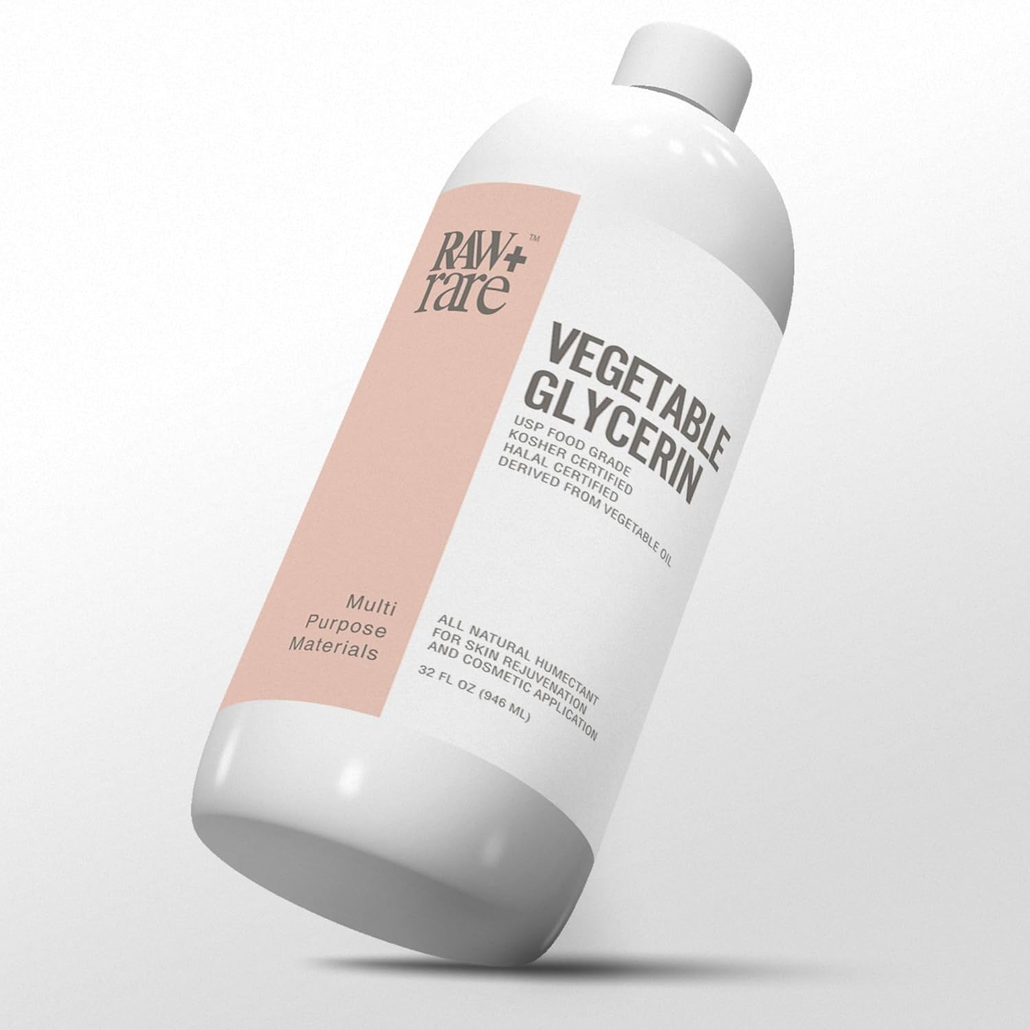 Vegetable Glycerin/Glycerine Quart (32 fl. oz.), Natural Pure USP Food Grade/Cosmetic Grade, For Skin 1 Vegetable Glycerin/Glycerine Quart (32 fl. oz.), Natural Pure USP Food Grade/Cosmetic Grade, For Skin