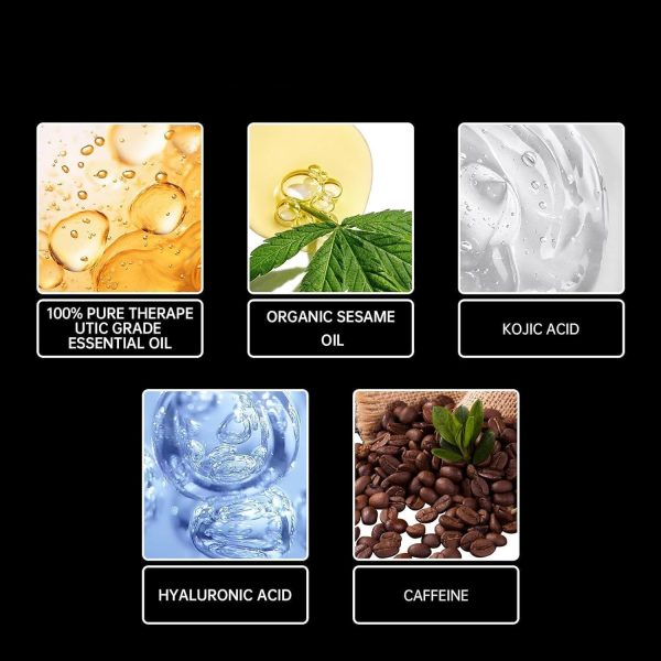 ⁦2Pcs Roller Ball Castor Oil, Castor Oil Frankincense Rollerball, for Eyes, Bags Under Eyes⁩ - الصورة ⁦4⁩
