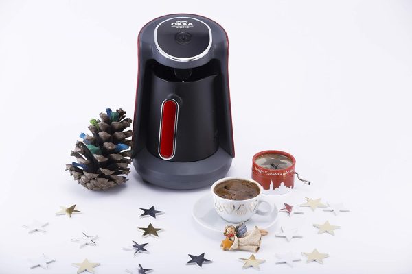⁦Arzum Okka Minio Turkish Coffee Machine, Black/Red, Ok004-N, min 2 yrs warranty⁩ - الصورة ⁦2⁩