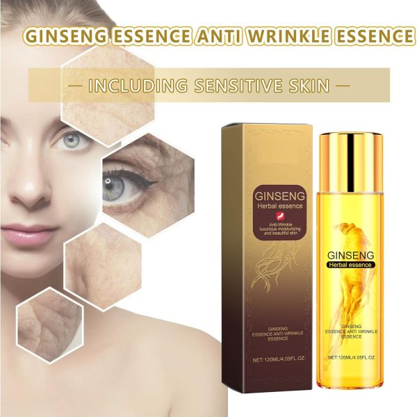 ⁦Ginseng Serum Oil - Natural Skin Care Essence with Ginseng Polypeptides, Enhances Skin Elasticity & Firmness, Deep Hydration & Revitalization, Suitable for All Skin Types, Vegan & Allergy-Free, Daily⁩ - الصورة ⁦9⁩