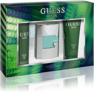 GUESS GREEN (M) SET EDT 75ML + SG 200ML + BODY SPRAY 226ML (NEW PACK)