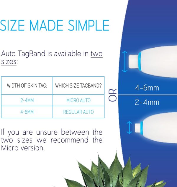 ⁦Auto TagBand Micro Skin Tag Remover Device for Small Skin Tags. Easy Application in Minutes (includes 10x Removal Bands & Cleansing Wipes)⁩ - الصورة ⁦4⁩