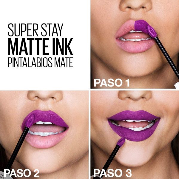 ⁦Maybelline New York Super Stay Matte Ink Lipstick, Pink - 150 Pathfinder⁩ - الصورة ⁦6⁩