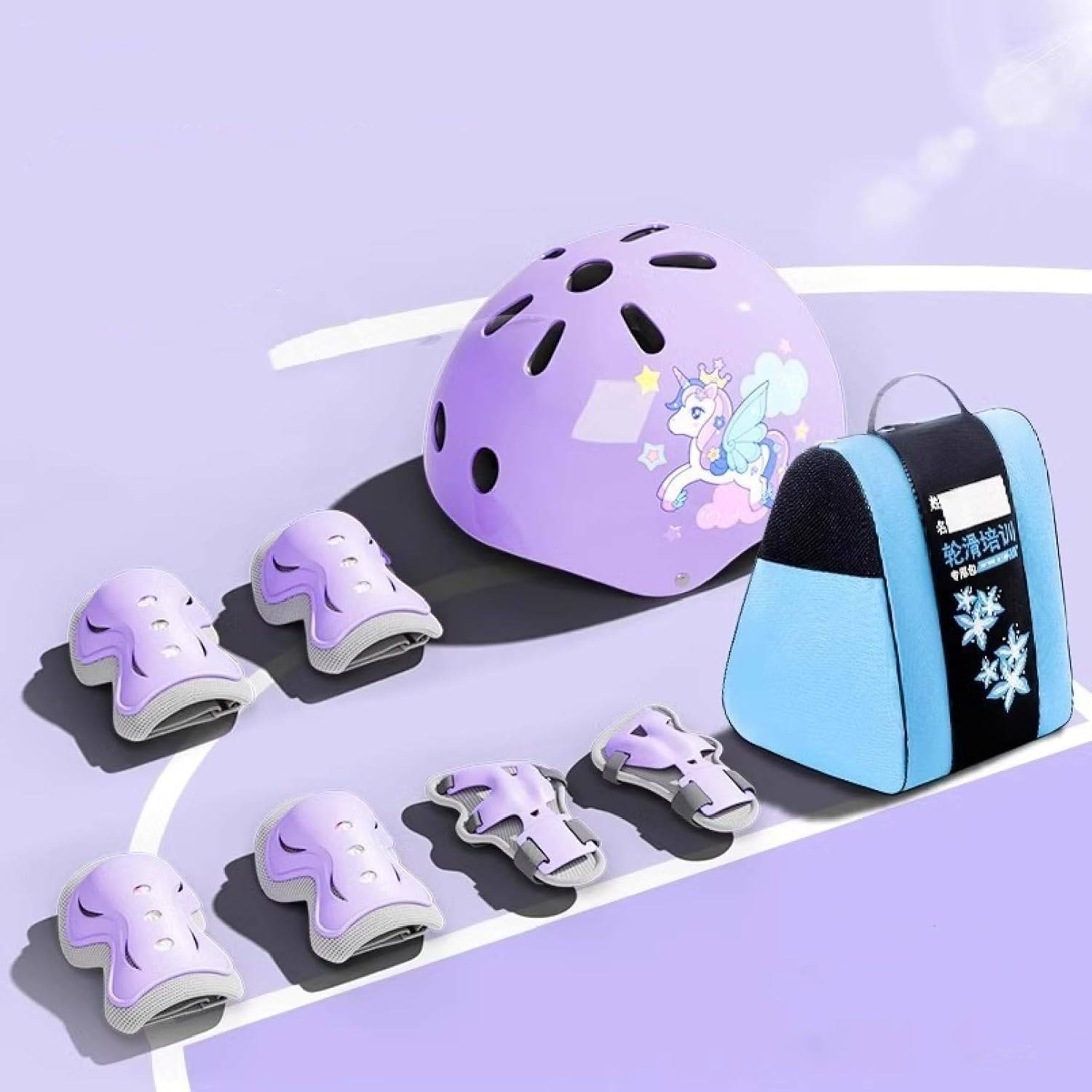 Andanna Kids Bike Helmet for Kids 5-8, Kids Toddlers Bike Helmet Adjustable for Ages 3-5-8 Years, Knee Pads and Elbow Pads Set Wrist Guard Sports Protective Gear Set for Roller Skate Bicycle 1 Andanna Kids Bike Helmet for Kids 5-8, Kids Toddlers Bike Helmet Adjustable for Ages 3-5-8 Years, Knee Pads and Elbow Pads Set Wrist Guard Sports Protective Gear Set for Roller Skate Bicycle