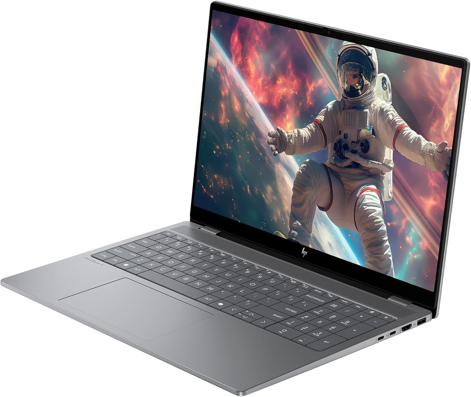 HP OmniBook X AI 16 Laptop, Intel Ultra 7-255H, 64 GB DDR5 RAM, 4 TB PCIe SSD, 16" 2K (2048x1280) OLED Touchscreen, Nvidia G-Force RTX 4050, Backlit Keyboard, W11 Pro, Meteor Silver 6 HP OmniBook X AI 16 Laptop, Intel Ultra 7-255H, 64 GB DDR5 RAM, 4 TB PCIe SSD, 16" 2K (2048x1280) OLED Touchscreen, Nvidia G-Force RTX 4050, Backlit Keyboard, W11 Pro, Meteor Silver - الصورة 6