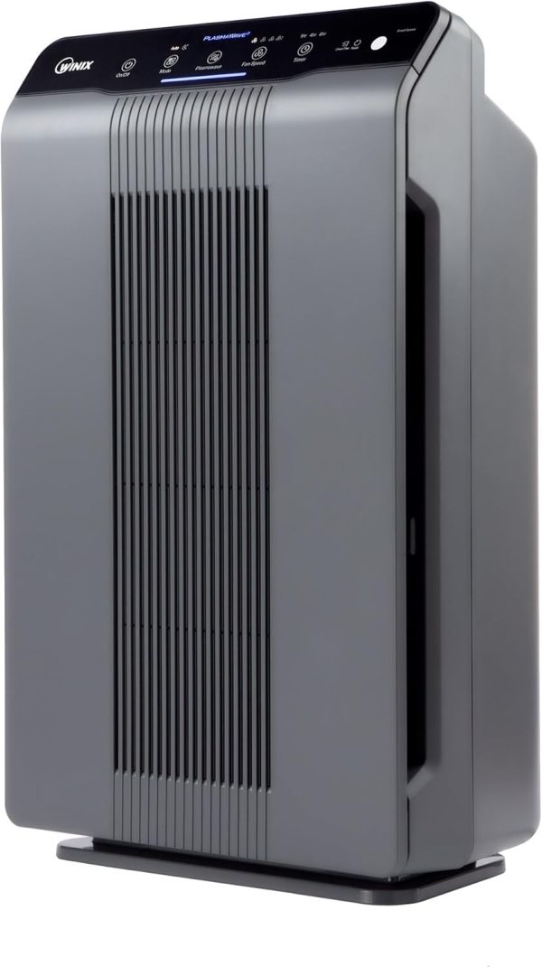 ⁦Winix 5300-2 Air Purifier for Allergy Sufferers with H13 HEPA Air Filter for Allergies, Dust, Pollen, Pet Hair, Air Quality Feedback and Car Mode, Air Purifier CADR 390 m³/h for 99 ㎡⁩ - الصورة ⁦3⁩