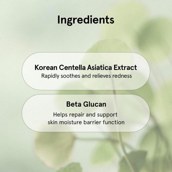 ⁦ONE THING Centella Soothing Cream 3.38 Fl Oz | CICA Beta Glucan Hydrating Calming Facial Vegan Moisturizer for All, Sensitive Skin Types, Barrier Redness Irritation Relief | Korean Skin Care⁩ - الصورة ⁦4⁩