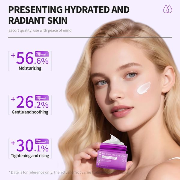 ⁦Skindilys Australia Pro-Xilane Anti-Aging Face Cream 30g / Firm Skin, Reduce Wrinkles, Ceramides and Multi-Weight Hyaluronic Acids Restore Moisture, Strengthen Barrier, Smooth Texture, Protect Skin⁩ - الصورة ⁦4⁩