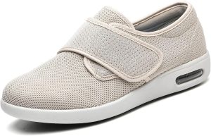 Women's Diabetic Shoes with Adjustable Closure,Non-Slip Wide Width Lightweight Shoes for Edema Plantar Fasciitis Bunions Arthritis Swollen Feet