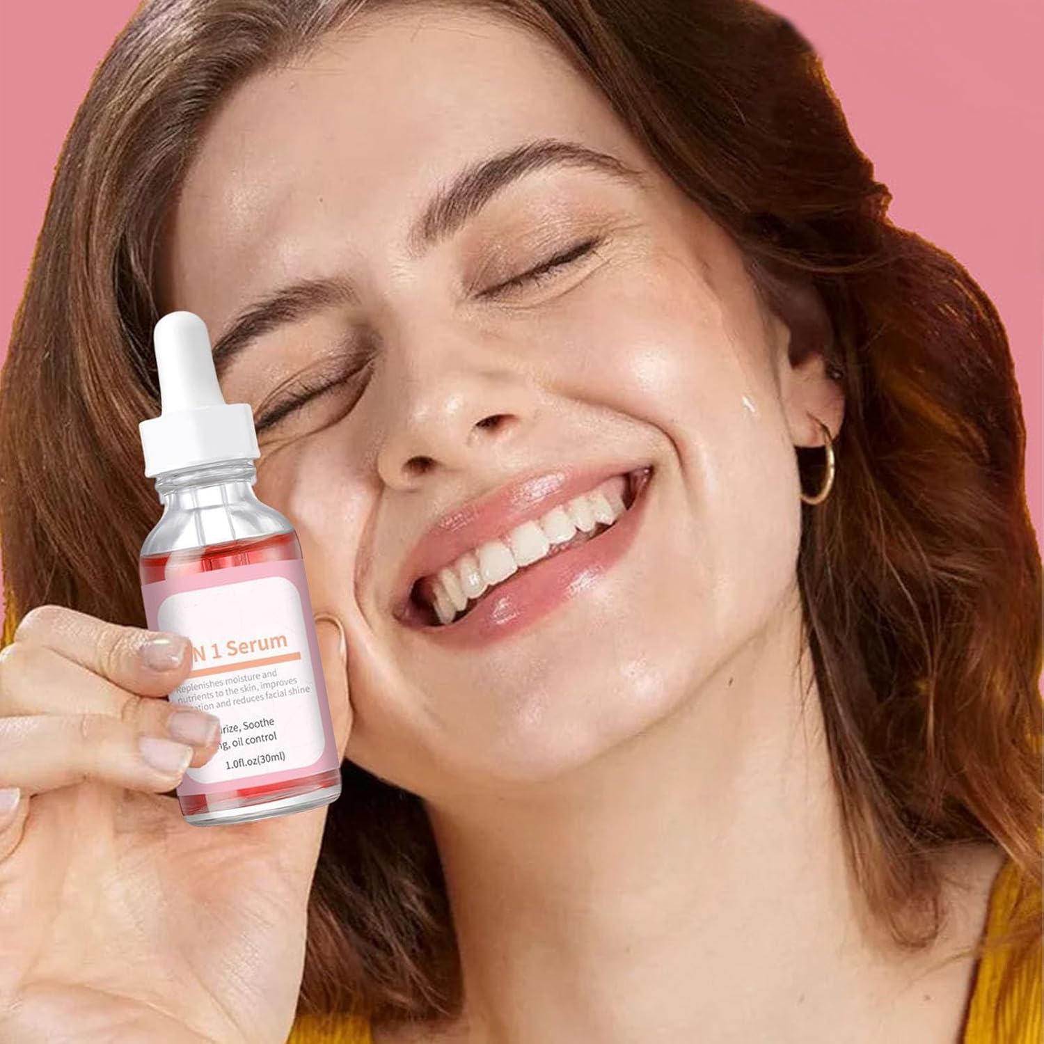 Azonee Collagen Face Serum, 4-in-1 Anti-Aging Serum for Firming, Hydrating, Oil Control & Wrinkle Reduction, Youthful Glow with Vitamin B3 & Tremella Extract (1 Fl Oz) 7 Azonee Collagen Face Serum, 4-in-1 Anti-Aging Serum for Firming, Hydrating, Oil Control & Wrinkle Reduction, Youthful Glow with Vitamin B3 & Tremella Extract (1 Fl Oz) - الصورة 7