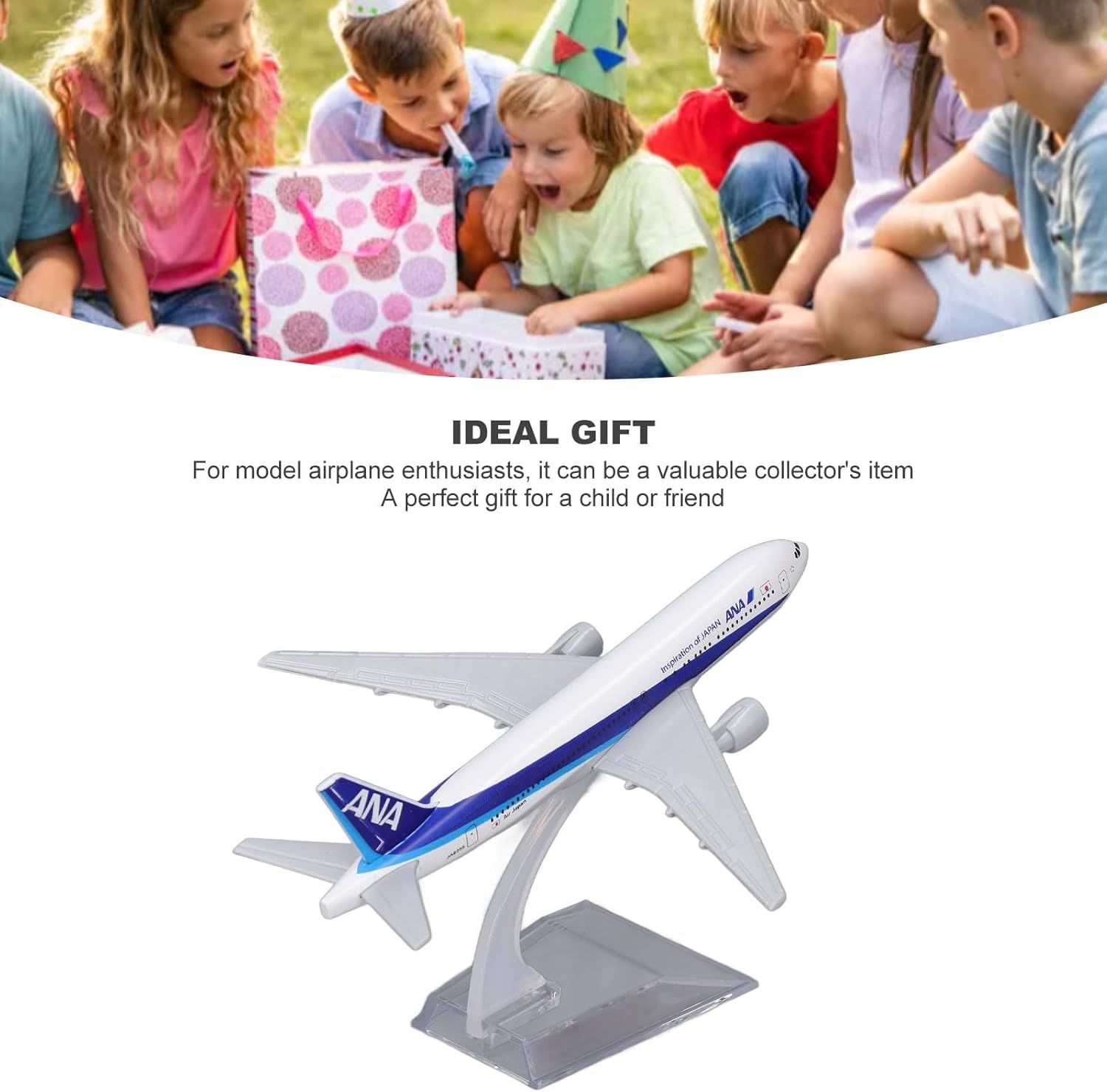 Luqeeg Aeroplane Model, Japan Airlines B777‑200 Model, Simulated Airplane Alloy Aircraft Model with Display Stand Home Model Decoration for Kids Home Decoration Gift 3 Luqeeg Aeroplane Model, Japan Airlines B777‑200 Model, Simulated Airplane Alloy Aircraft Model with Display Stand Home Model Decoration for Kids Home Decoration Gift - الصورة 3