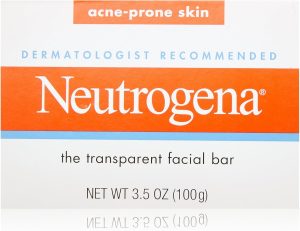 Neutrogena Transparent Facial Bars, Acne-Prone Skin Formula, 3.5 Ounce (Pack of 8)