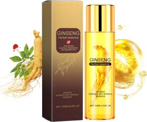 Ginseng Serum Oil - Natural Skin Care Essence with Ginseng Polypeptides, Enhances Skin Elasticity & Firmness, Deep Hydration & Revitalization, Suitable for All Skin Types, Vegan & Allergy-Free, Daily