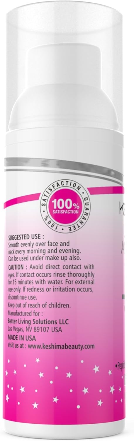 KESHIMA Face & Neck Firming Cream - Lotion Tightens Loose and Sagging Skin - Smooths Wrinkles and Fine Lines - 2 Oz. 4 KESHIMA Face & Neck Firming Cream - Lotion Tightens Loose and Sagging Skin - Smooths Wrinkles and Fine Lines - 2 Oz. - الصورة 4