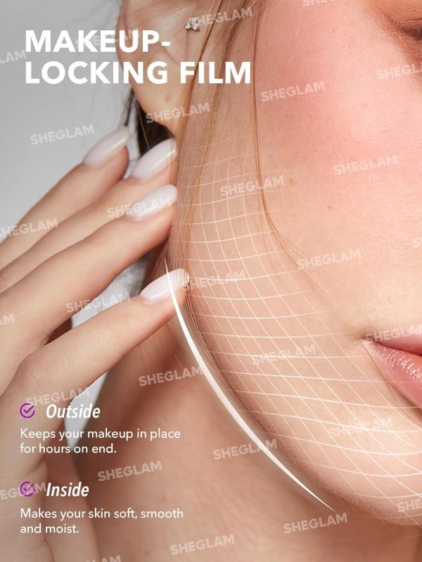 ⁦SHEGLAM Good Grip Hydrating Primer Oil Control Moisturizing Primer Gel Smooth Fine Lines Oil And Silicone-Free Face -Blueberry + Aha-Purple⁩ - الصورة ⁦3⁩