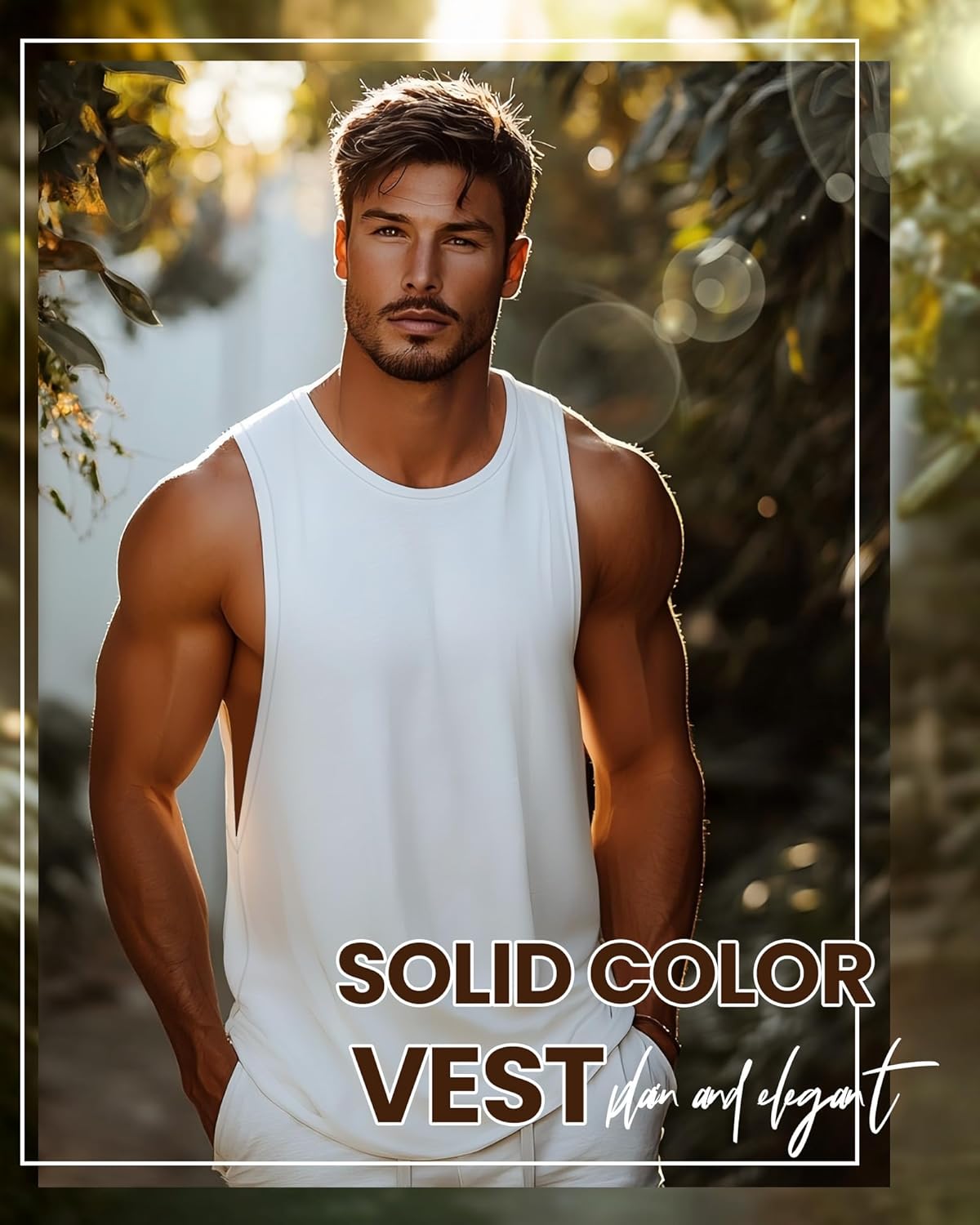 Ficerd 3 Pcs Big and Tall Men's Workout Tank Top Cotton Sleeveless Muscle Tee Gym Athletic Bodybuilding Cut Off Shirt 5 Ficerd 3 Pcs Big and Tall Men's Workout Tank Top Cotton Sleeveless Muscle Tee Gym Athletic Bodybuilding Cut Off Shirt - الصورة 5