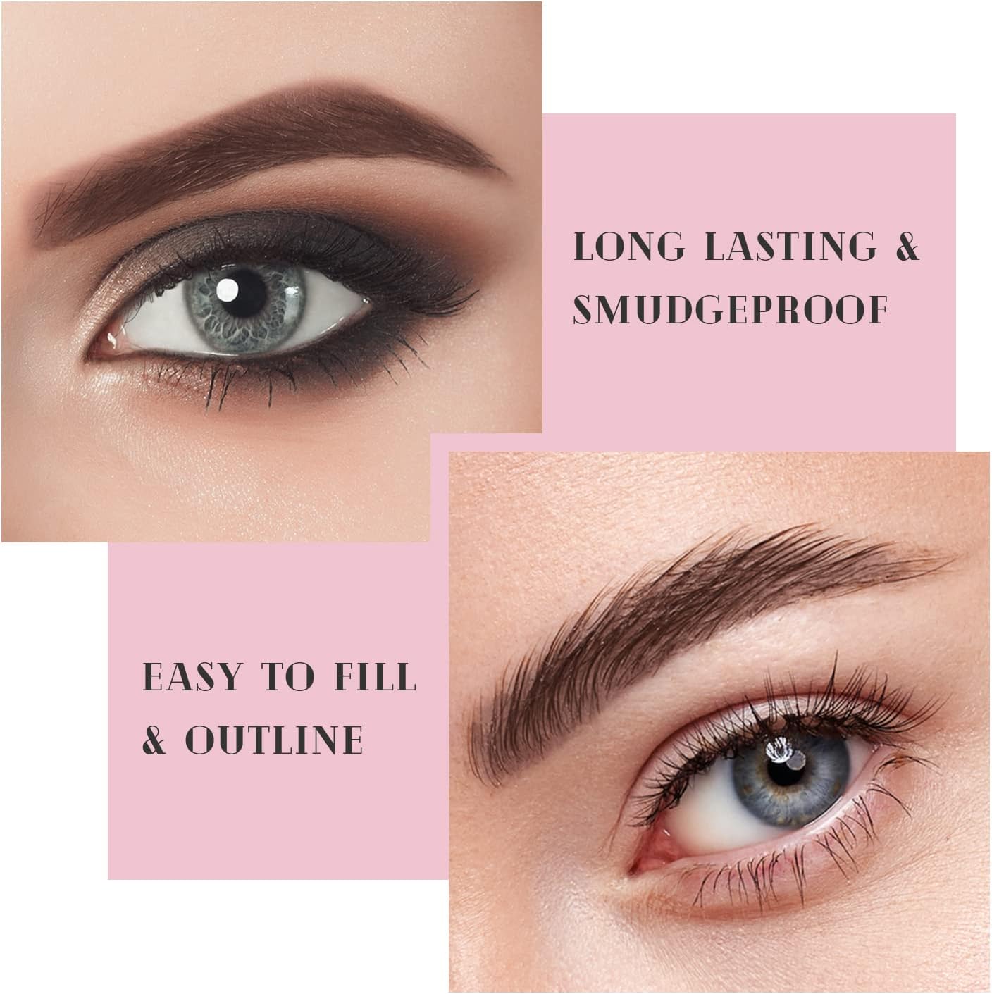 Music Flower Eyebrow Pencil Double Head Long-lasting Eye Makeup outlining and filling Creates Natural Looking Brows (1# Dark Brown) 5 Music Flower Eyebrow Pencil Double Head Long-lasting Eye Makeup outlining and filling Creates Natural Looking Brows (1# Dark Brown) - الصورة 5