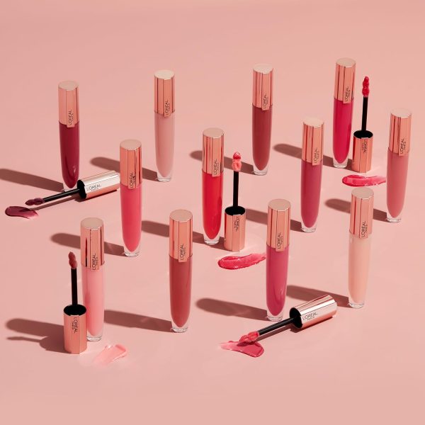 ⁦L’Oréal Paris L'Oreal Glow Paradise Hydrating Lip Balm-in-Gloss with Pomegranate Extract & Hyaluronic Acid, Feathery Fleur, 0.23 fl oz⁩ - الصورة ⁦7⁩