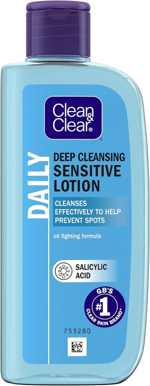 Clean & Clear Deep Cleansing Lotion for Sensitive Skin 200ml