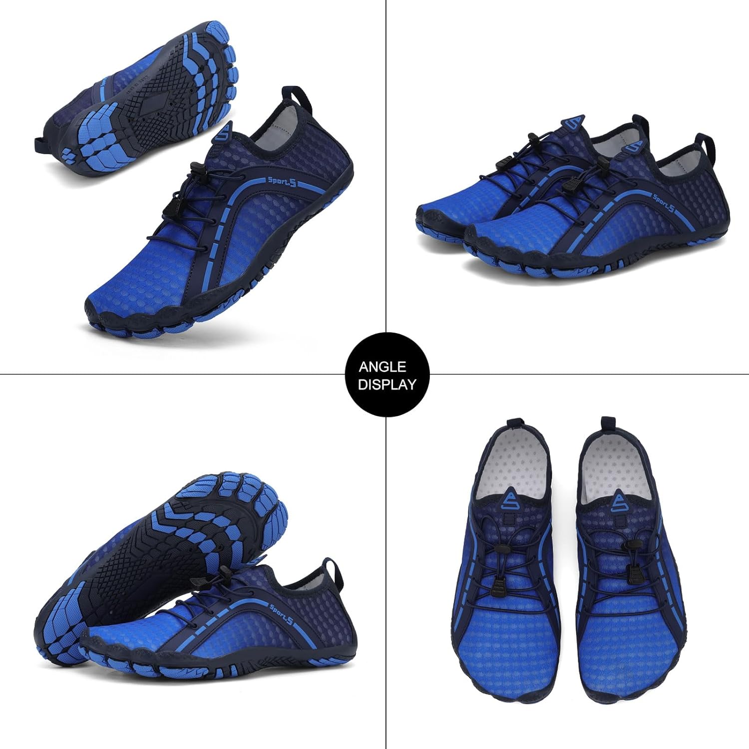 TcIFE Water Shoes for Men Women, Beach Shoes Summer Outdoor Footwear, Barefoot Socks, Quick Dry, for Beach, Swim, Pool, Surf, Boat, with Drain Holes 2 TcIFE Water Shoes for Men Women, Beach Shoes Summer Outdoor Footwear, Barefoot Socks, Quick Dry, for Beach, Swim, Pool, Surf, Boat, with Drain Holes - الصورة 2